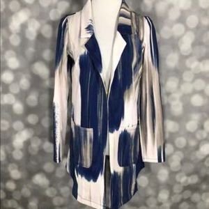 Beautiful blue & cream blazer